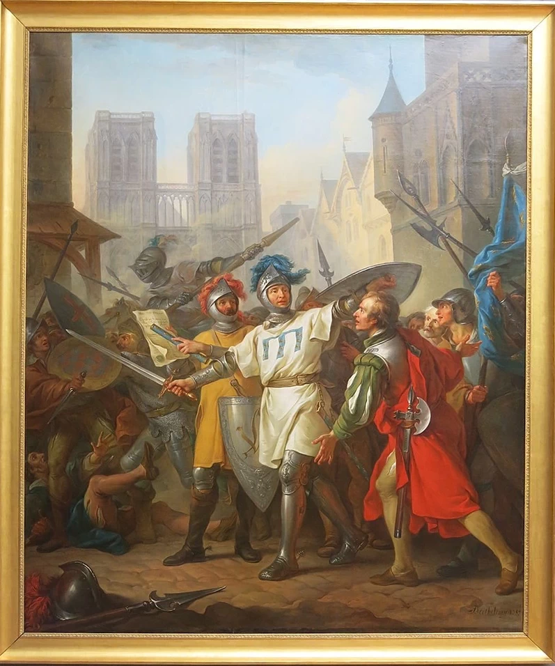 La riconquista di Parigi dagli inglesi - Louvre, Parigi